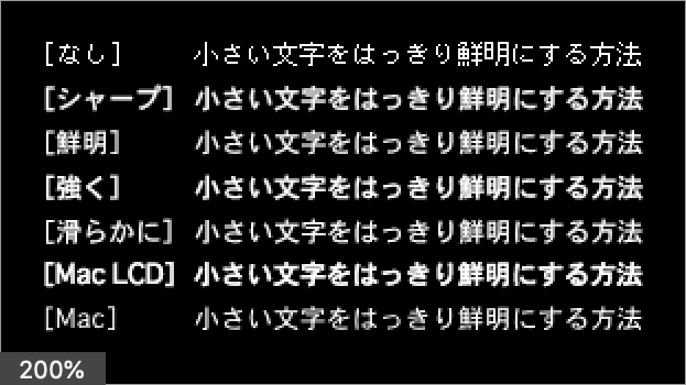 Osakaレギュラー12ptの適用結果