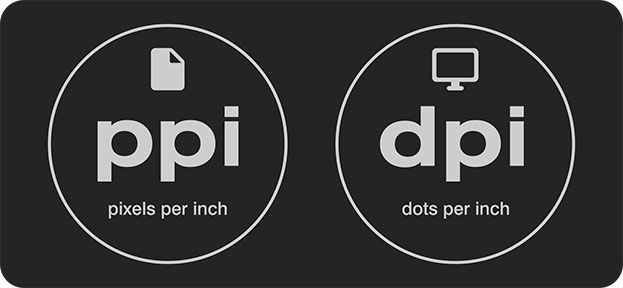 データの「ppi」と デバイスの「dpi」