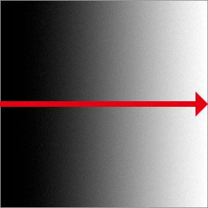 線形グラデーション(直線の階調を作成)